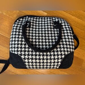 Black and White Houndstooth Women's Bag.